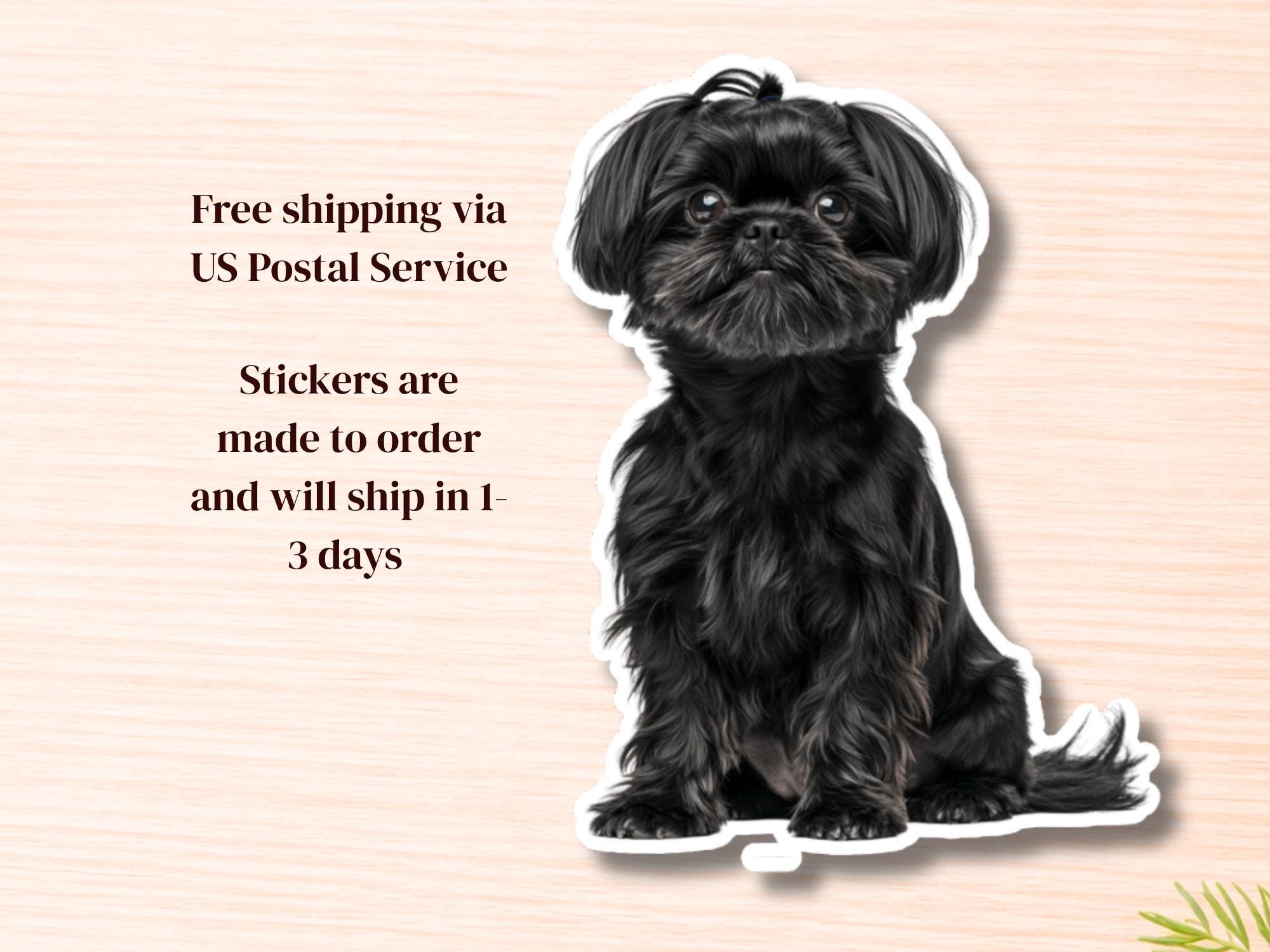 Shih Tzu Vinyl Sticker | Waterproof Dog Decal - Image 3