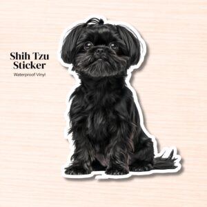Shih Tzu Vinyl Sticker | Waterproof Dog Decal