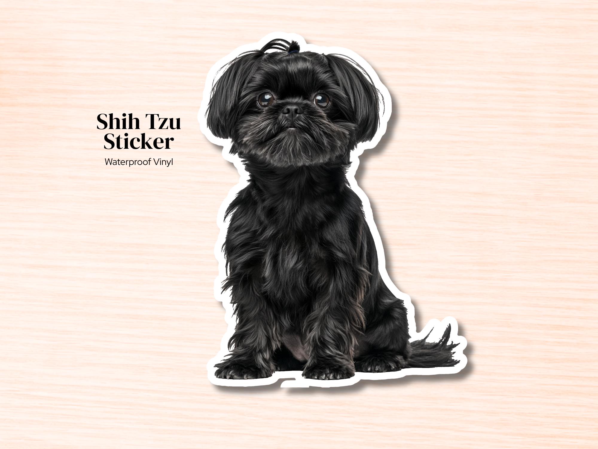Shih Tzu Vinyl Sticker | Waterproof Dog Decal