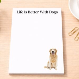 Golden Retriever Notepad