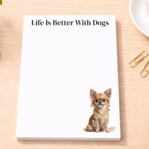 Long Haired Chihuahua Notepad
