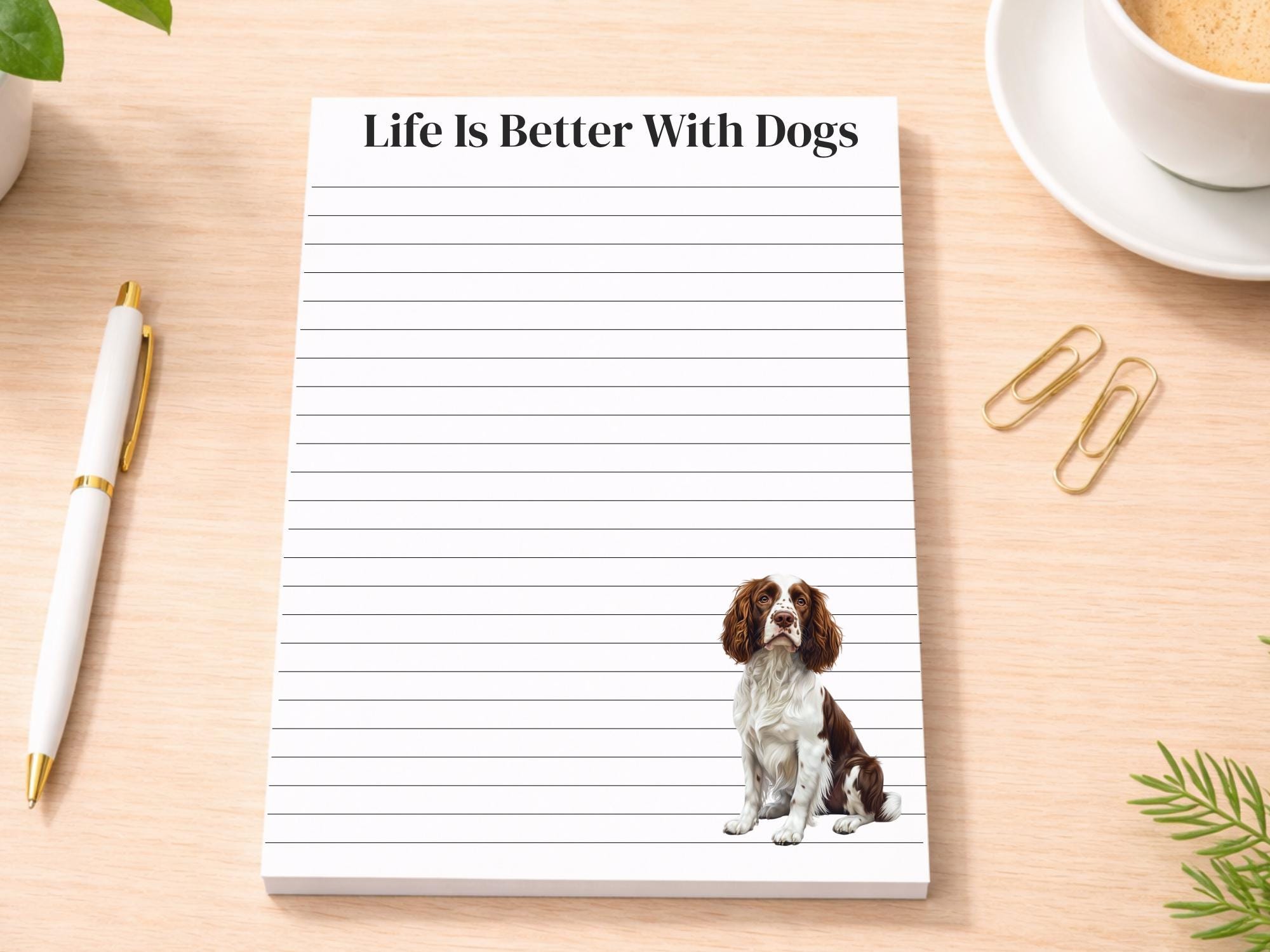English Springer Spaniel Notepad - Image 2