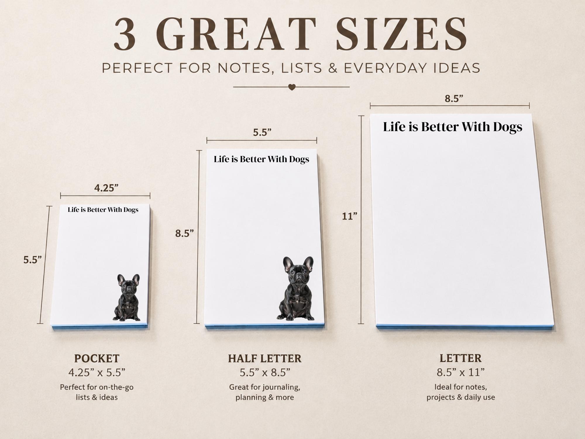 French Bulldog Notepad - Image 3