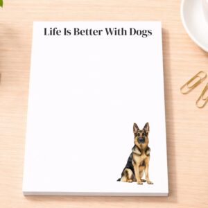German Shepherd Notepad