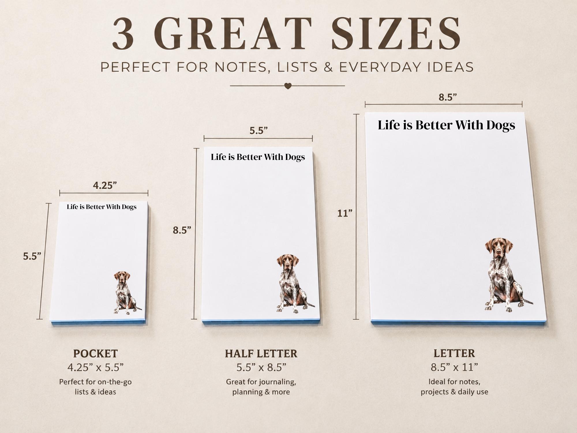 German Shorthaired Pointer Notepad - Image 3