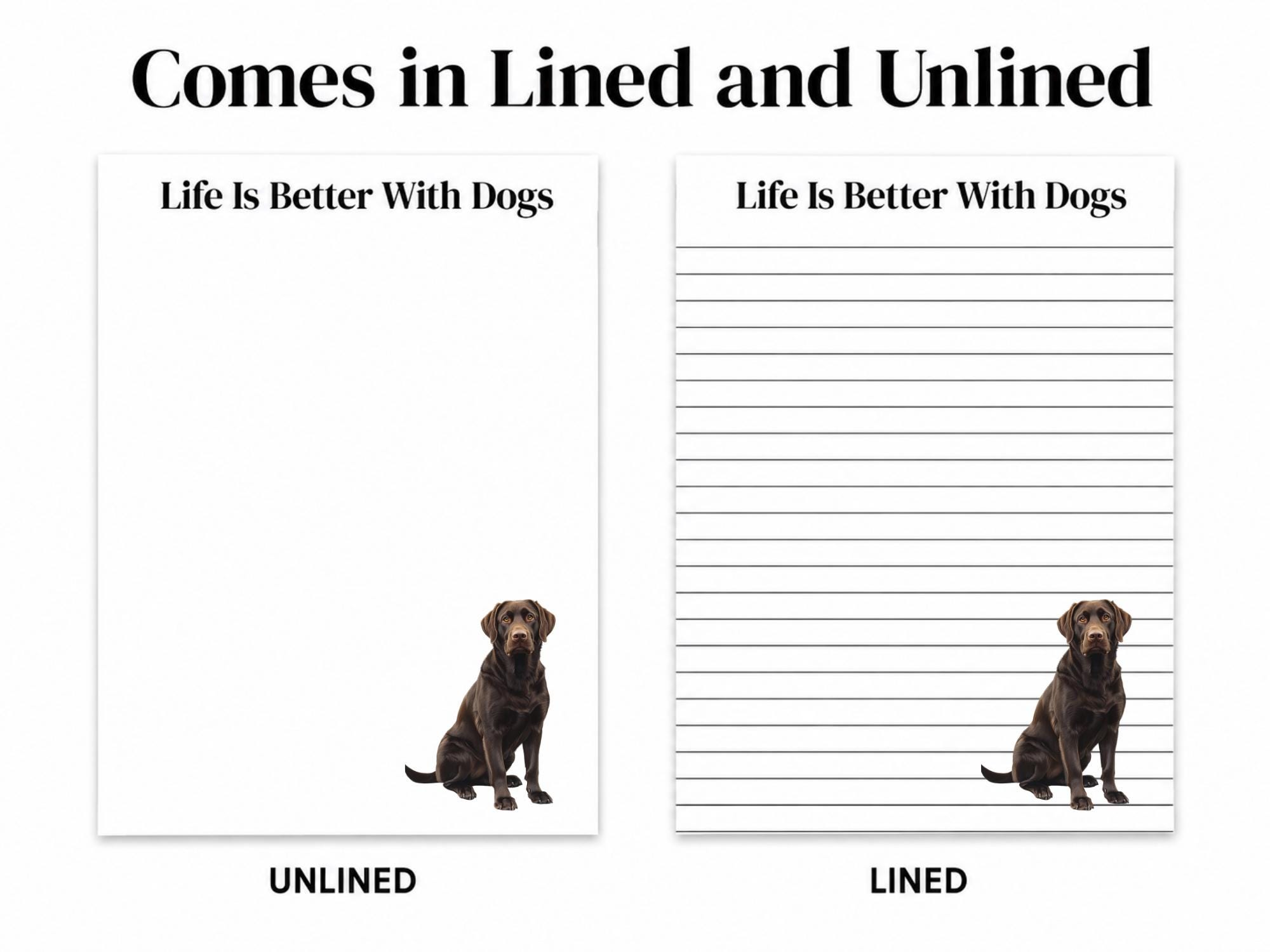 Chocolate Lab Notepad - Image 5