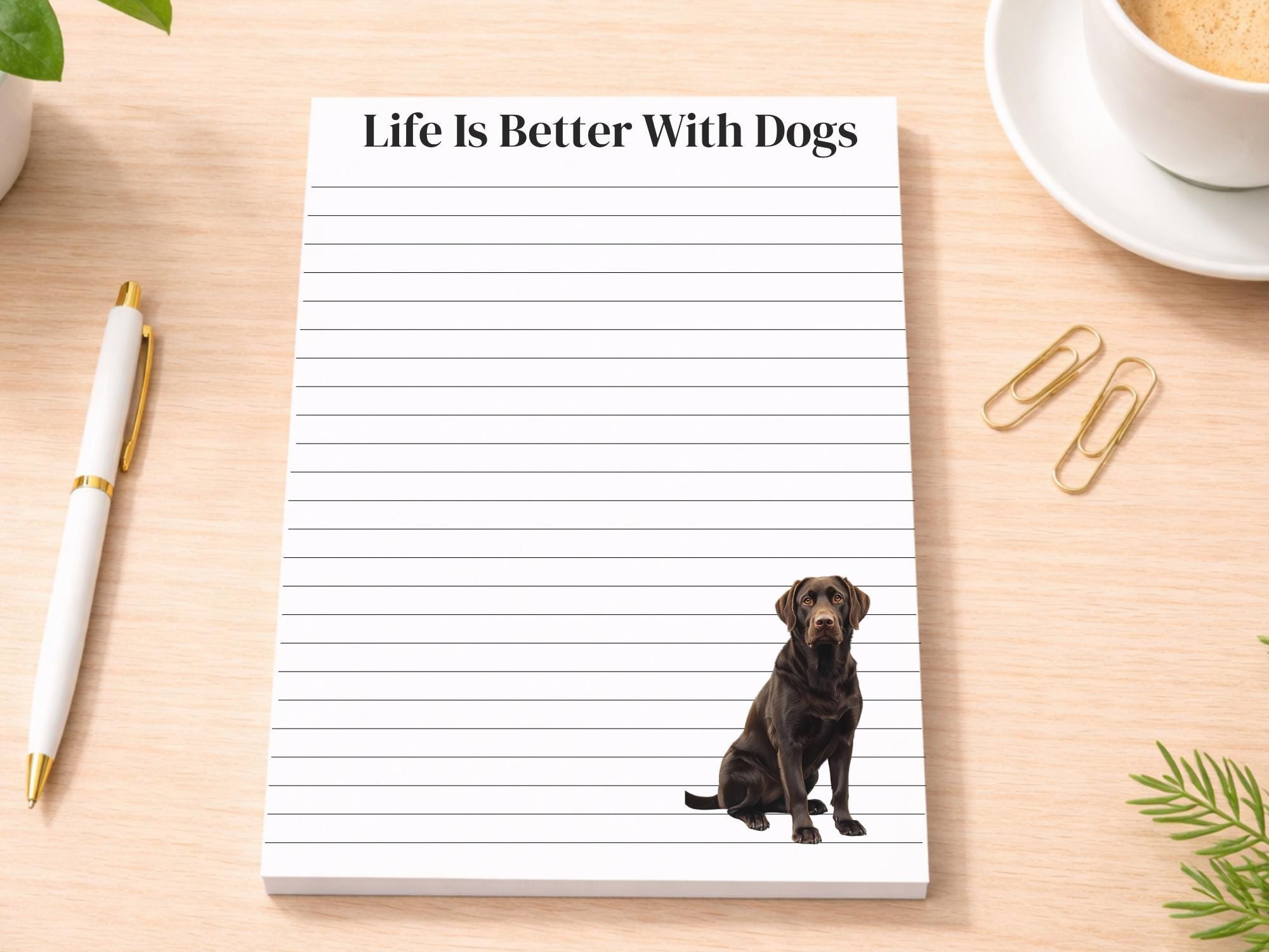 Chocolate Lab Notepad - Image 2