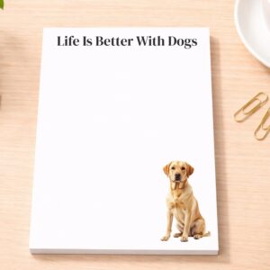 Yellow Lab Notepad