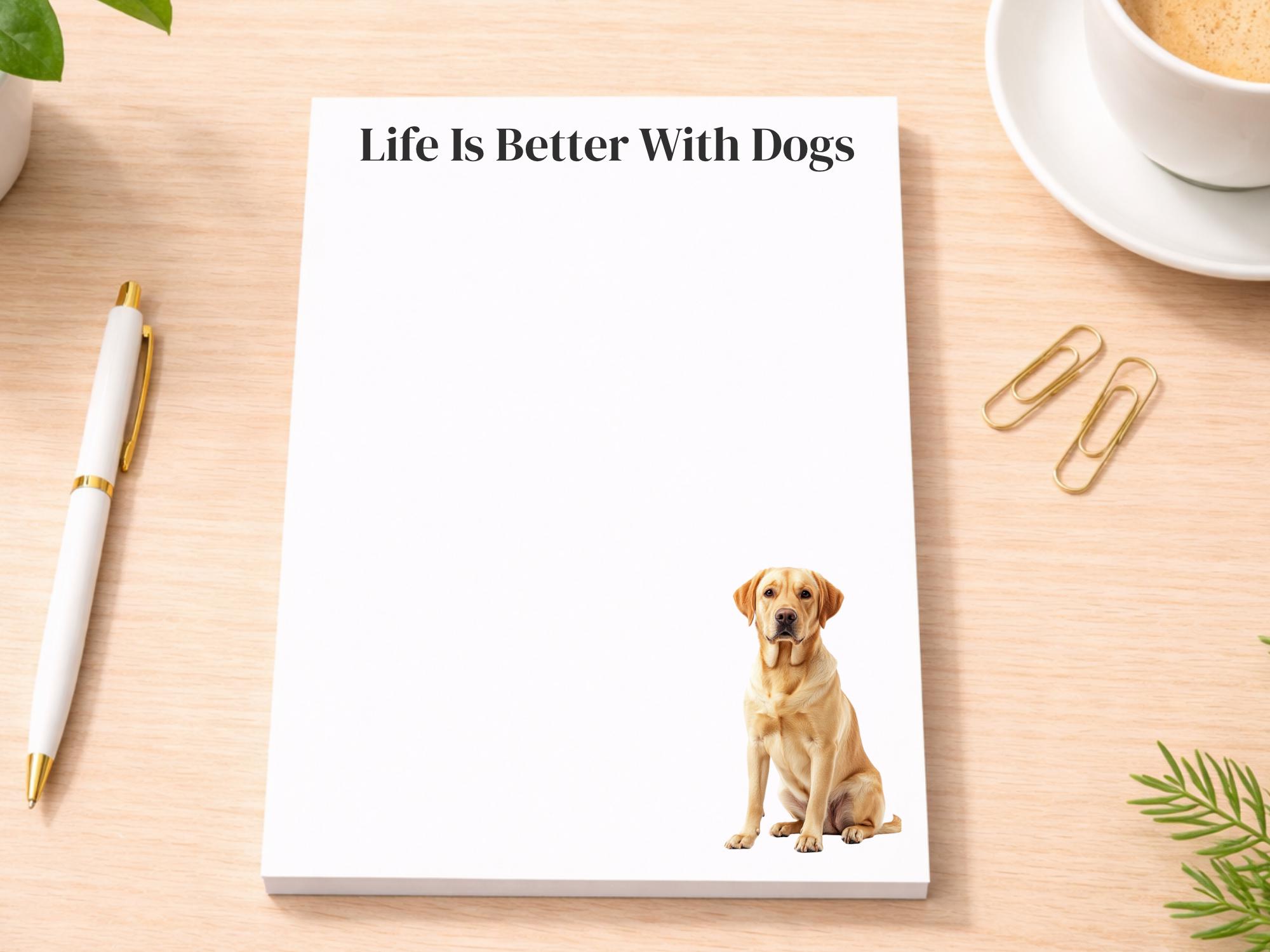 Yellow Lab Notepad