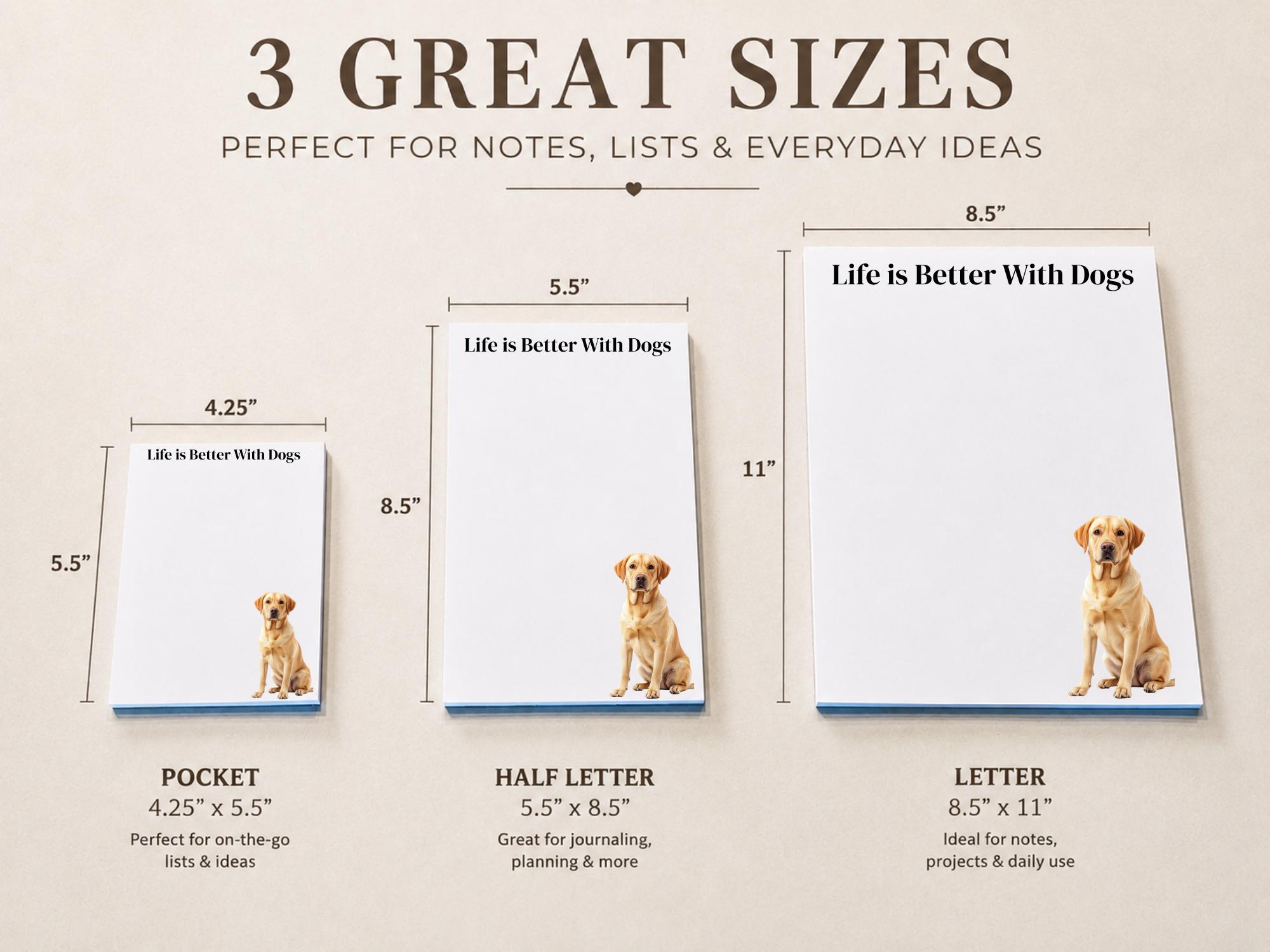 Yellow Lab Notepad - Image 3
