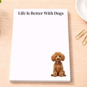 Miniature Poodle Notepad
