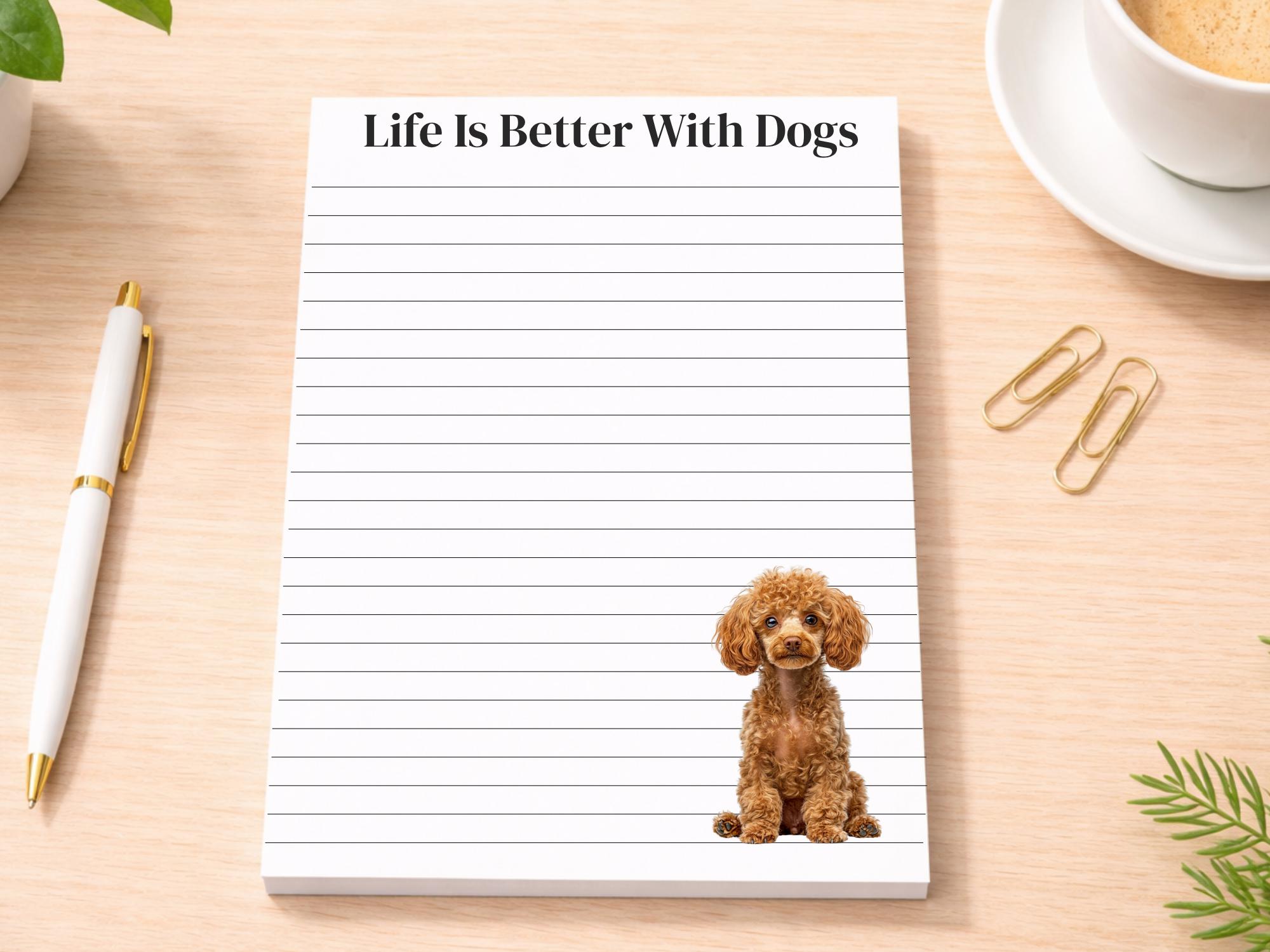 Miniature Poodle Notepad - Image 2