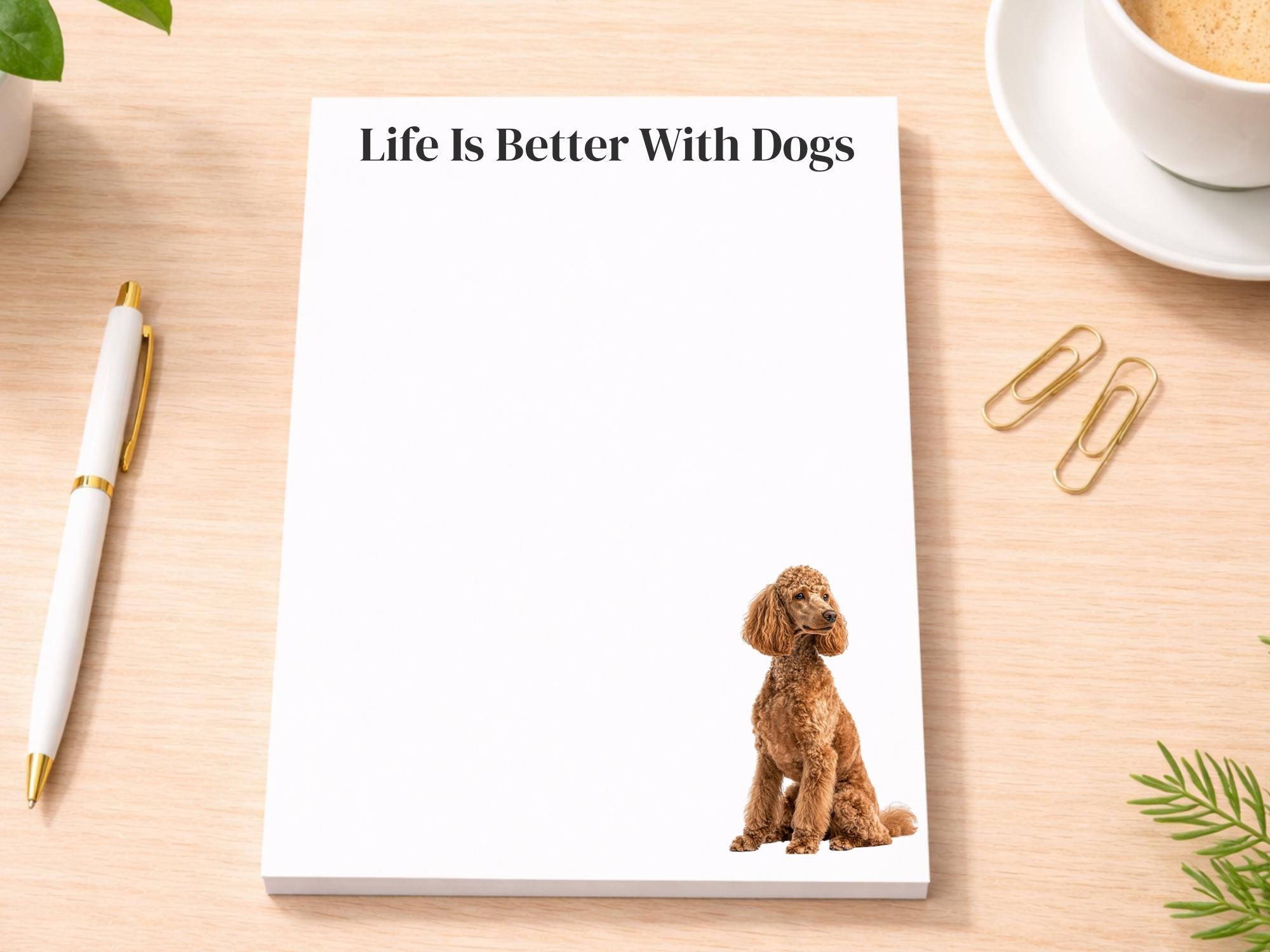 Poodle Notepad