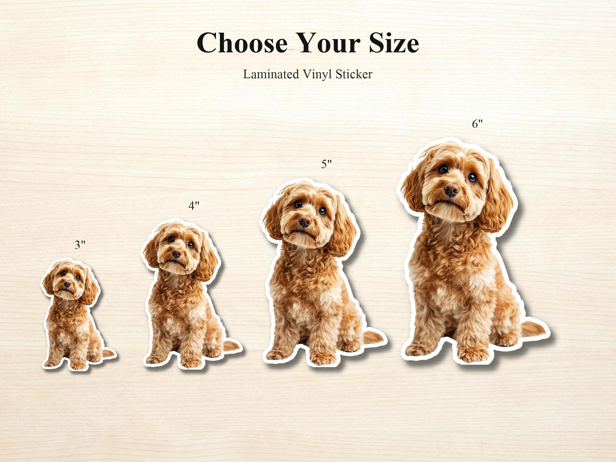Cockapoo Sticker | Waterproof Vinyl Dog Decal (Laptop, Water Bottle) - Image 2