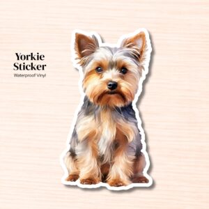 Yorkie Sticker | Waterproof Vinyl Dog Decal