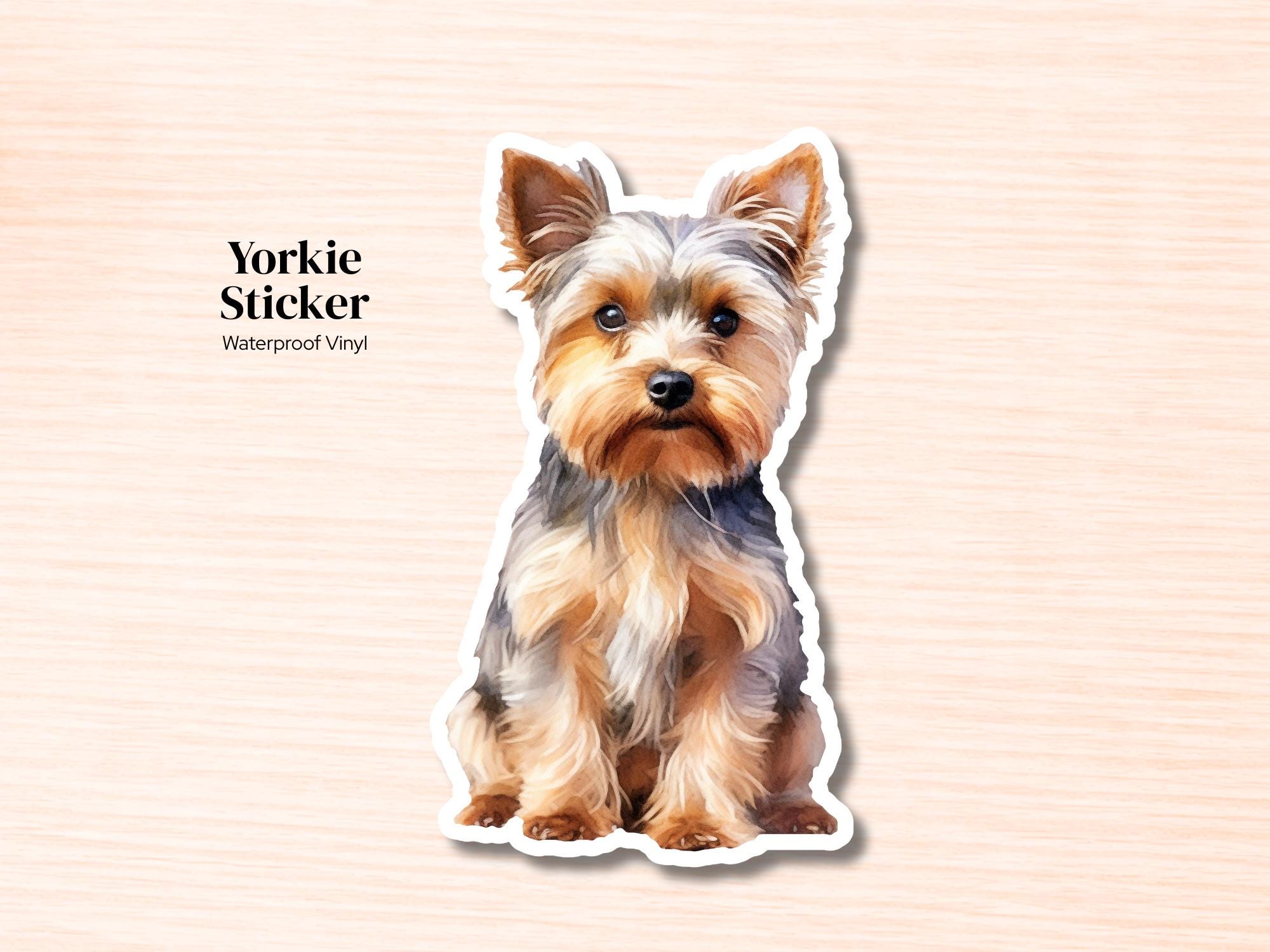 Yorkie Sticker | Waterproof Vinyl Dog Decal