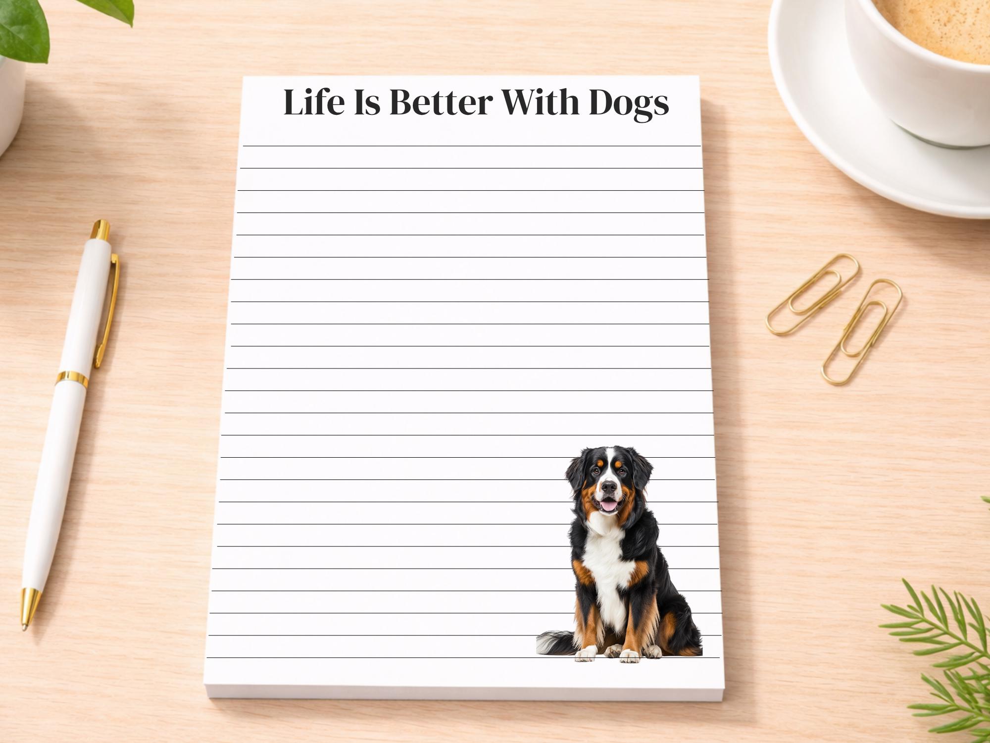 Bernese Mountain Dog Notepad - Image 2