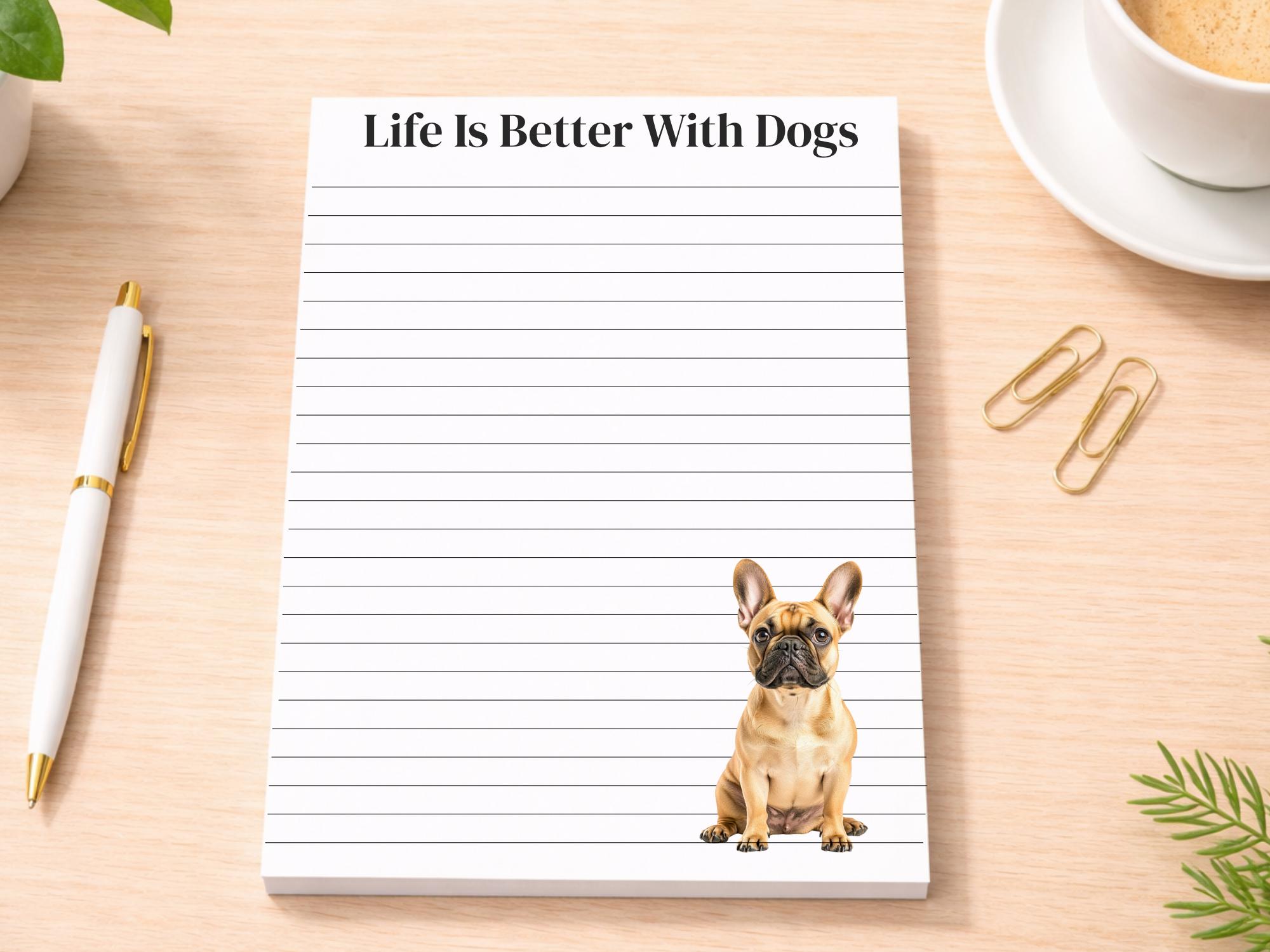 French Bulldog Notepad - Image 2