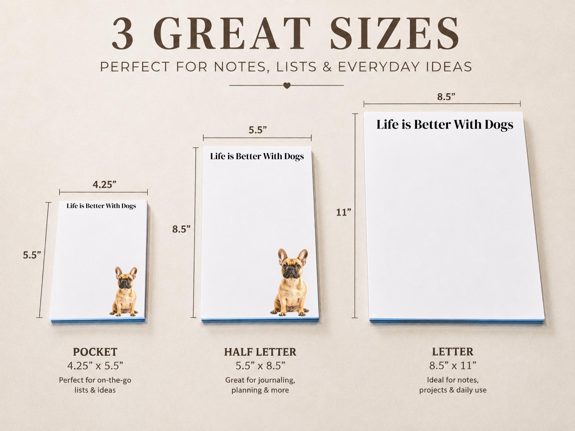 French Bulldog Notepad - Image 3