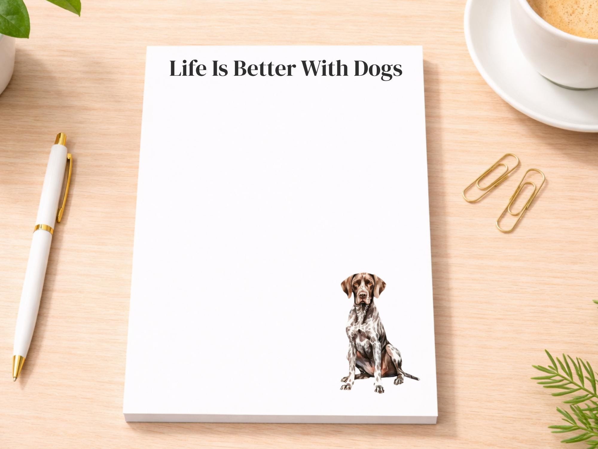 German Shorthaired Pointer Notepad