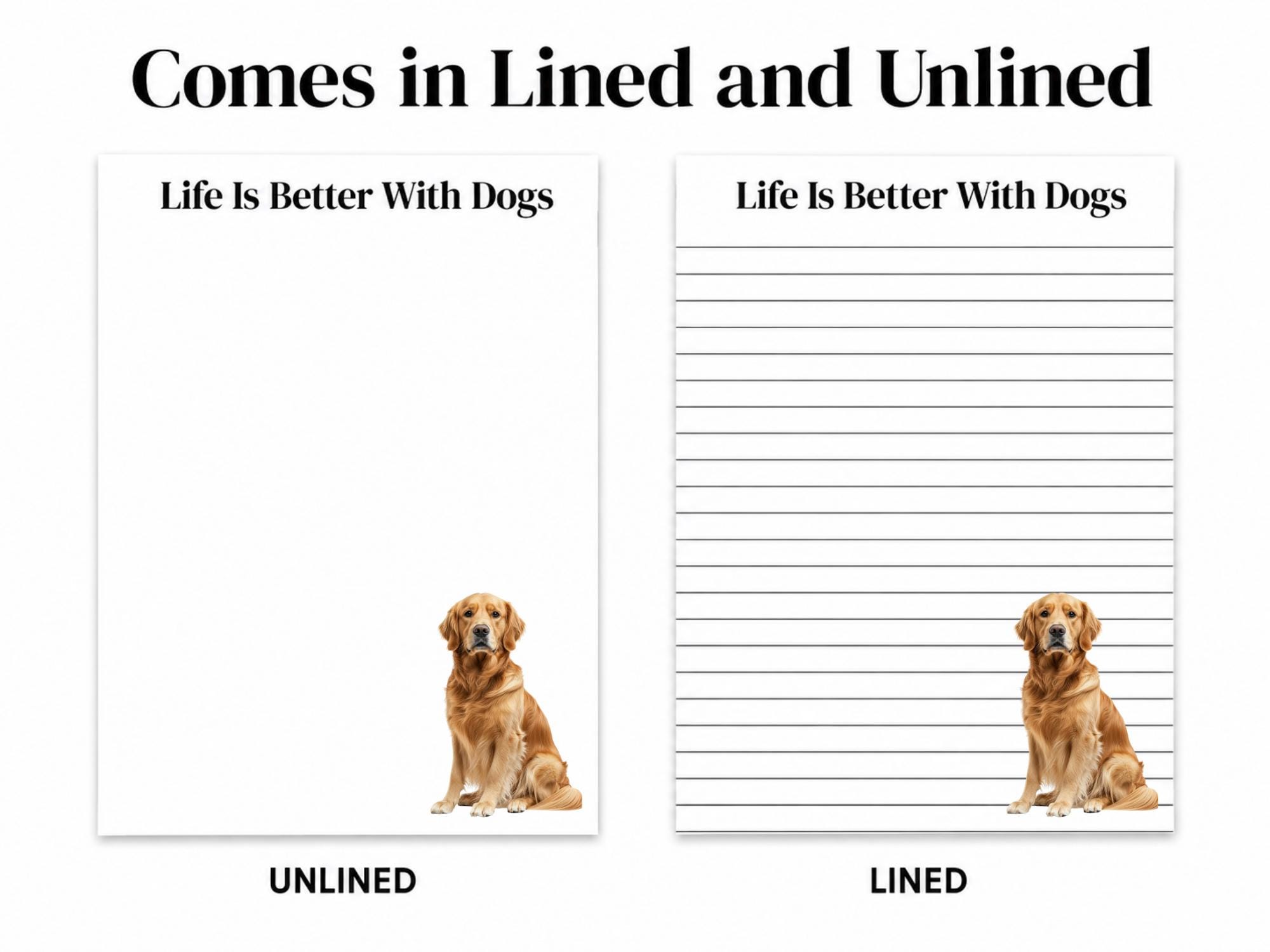 Golden Retriever Notepad - Image 5
