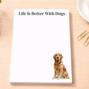 Golden Retriever Notepad