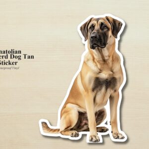 Anatolian Shepherd Dog Sticker | Waterproof Vinyl Dog Decal