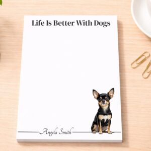 Personalized Chihuahua Notepad | Lined or Unlined
