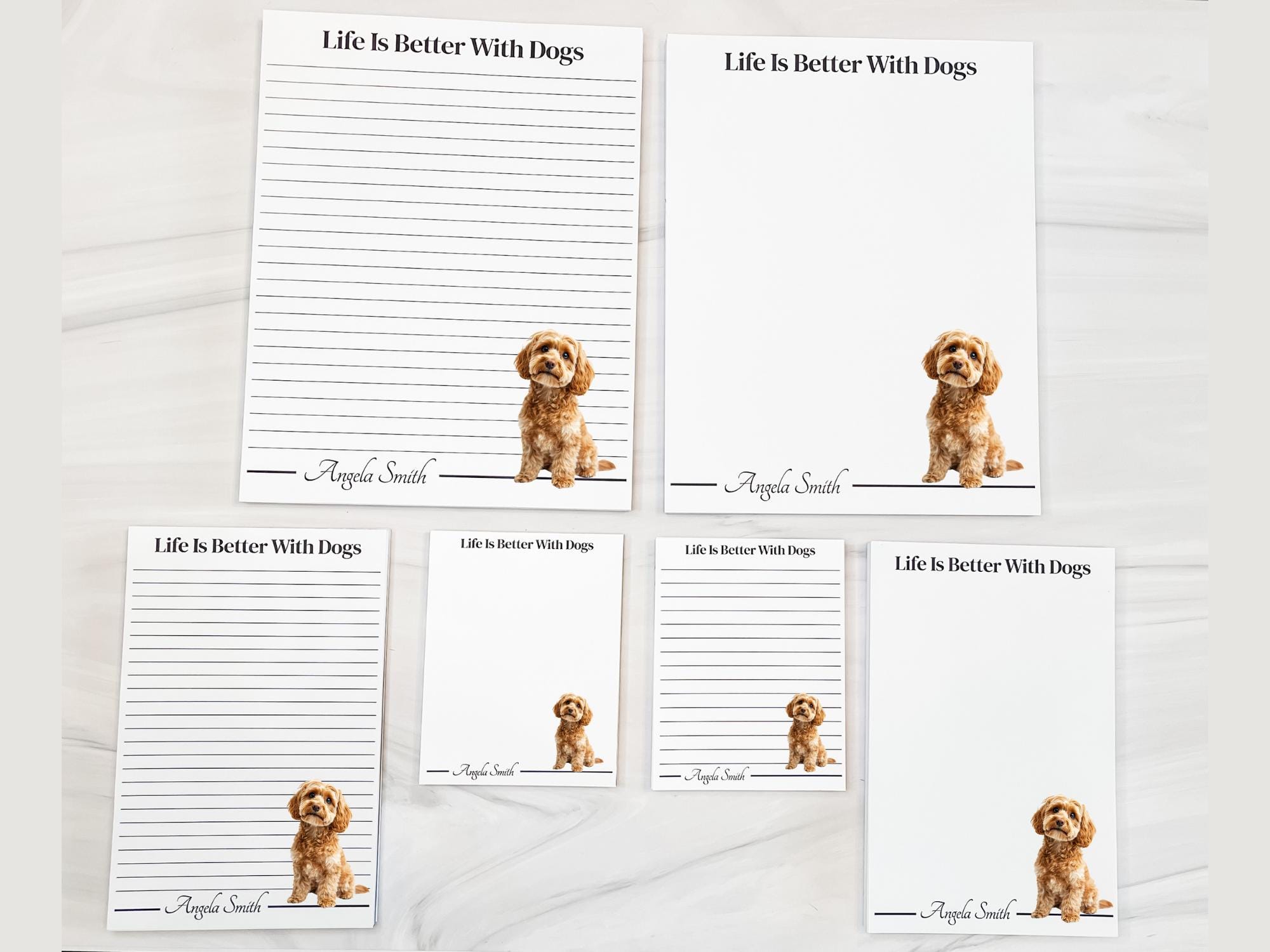 Personalized Cockapoo Notepad | Lined or Unlined - Image 9