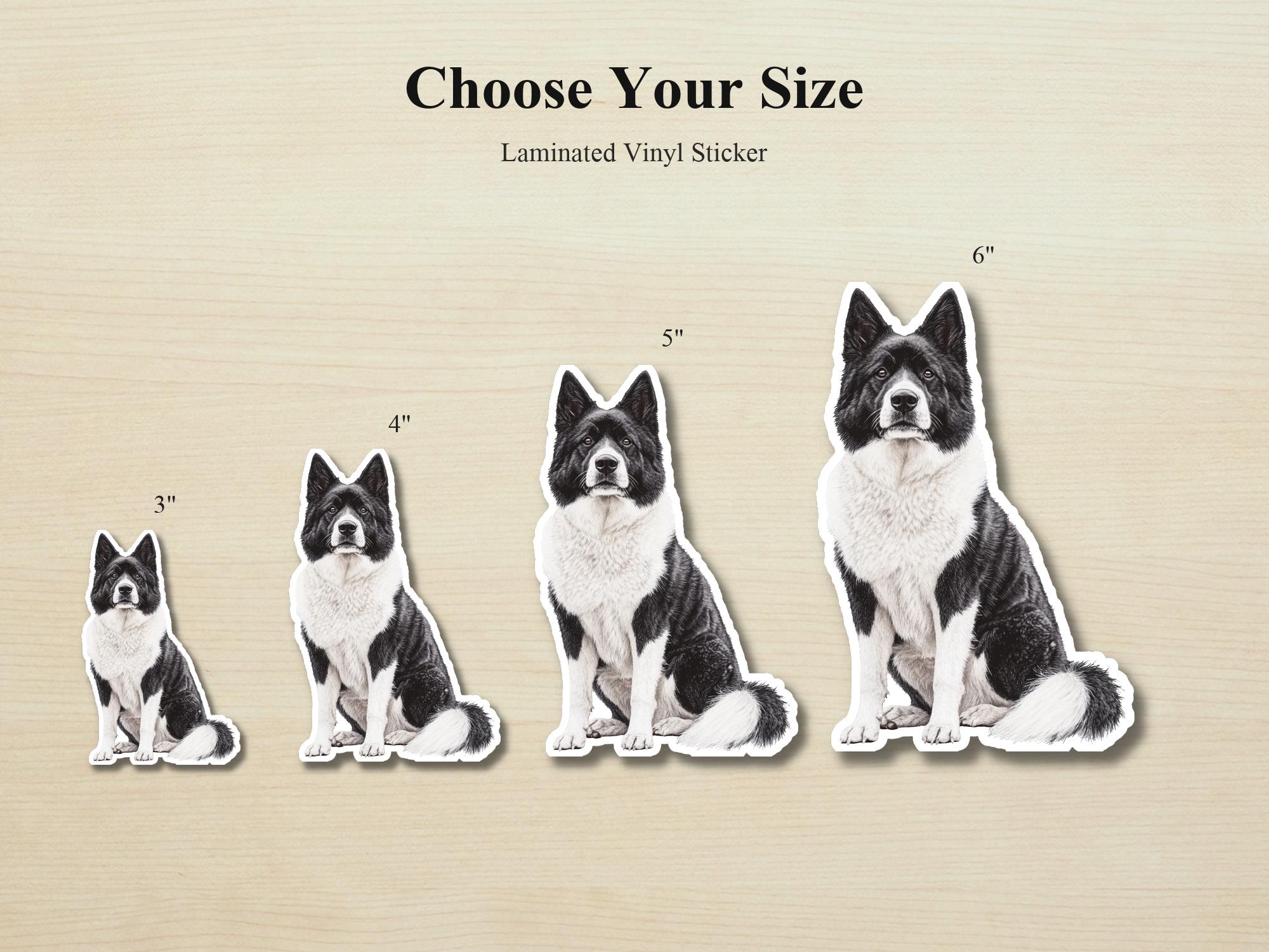 Akita Sticker | Waterproof Vinyl Dog Decal (Laptop, Water Bottle) - Image 2
