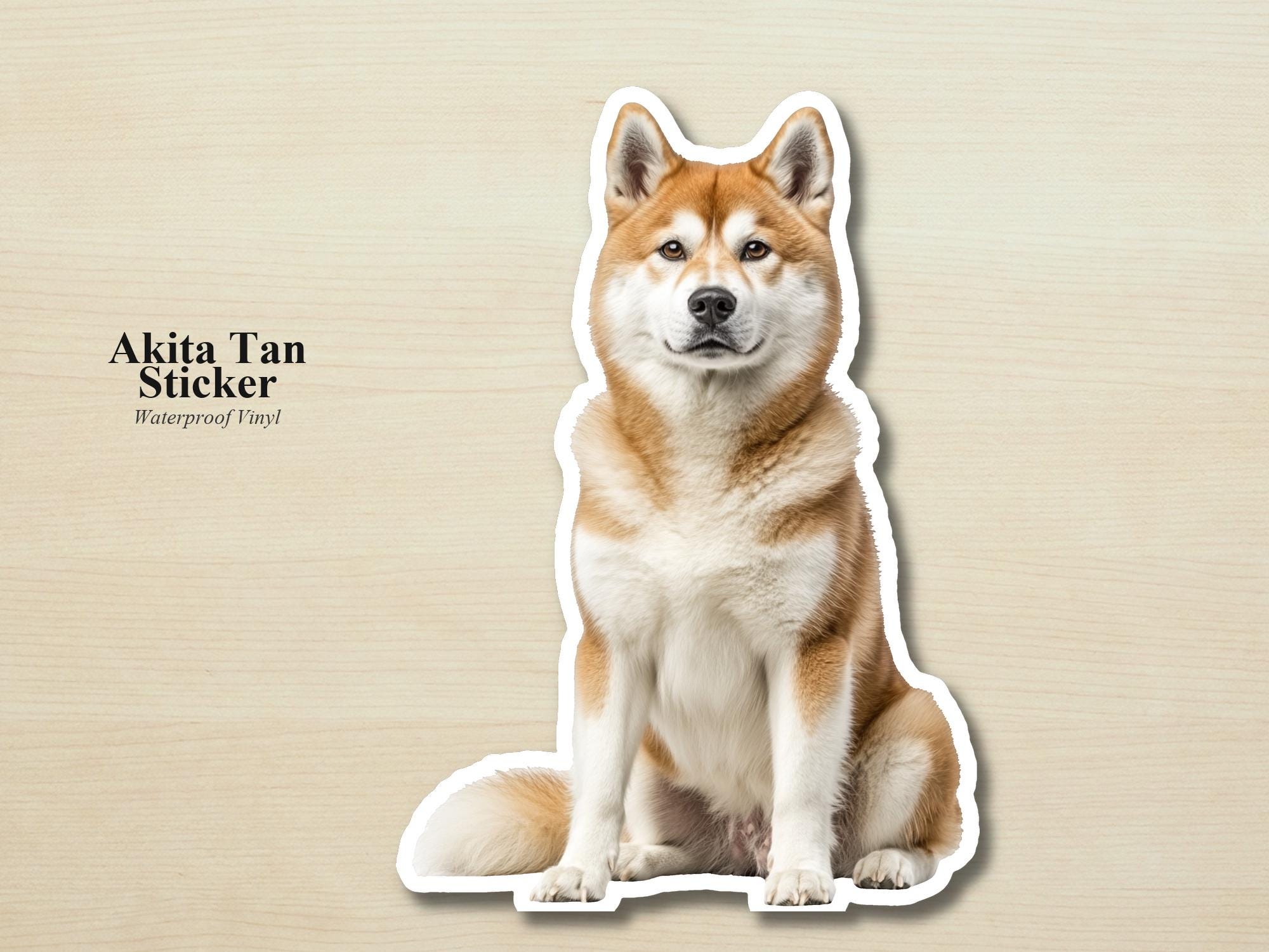 Akita Sticker | Waterproof Vinyl Dog Decal