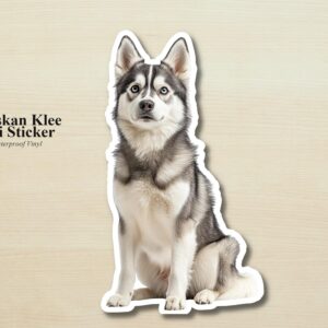 Alaskan Klee Kai Sticker | Waterproof Vinyl Dog Decal