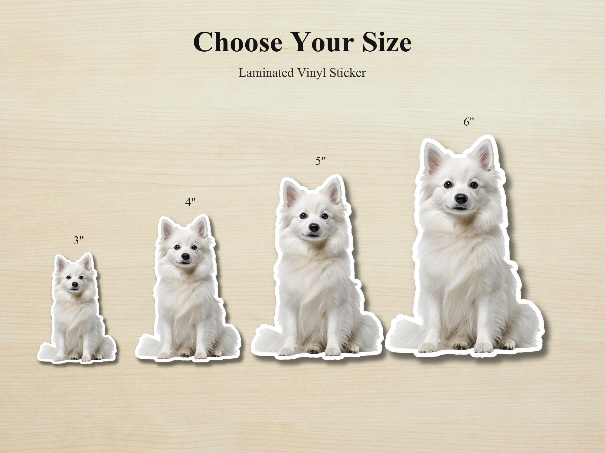 Eskimo Dog Sticker | Waterproof Vinyl Dog Decal - Image 2