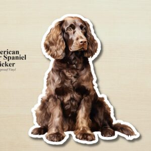 American Water Spaniel Sticker | Waterproof Vinyl Dog Decal
