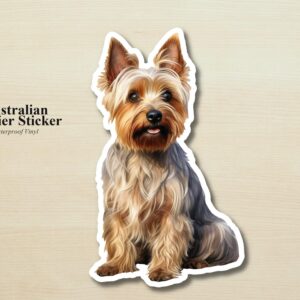 Australian Terrier Sticker | Waterproof Vinyl Dog Decal
