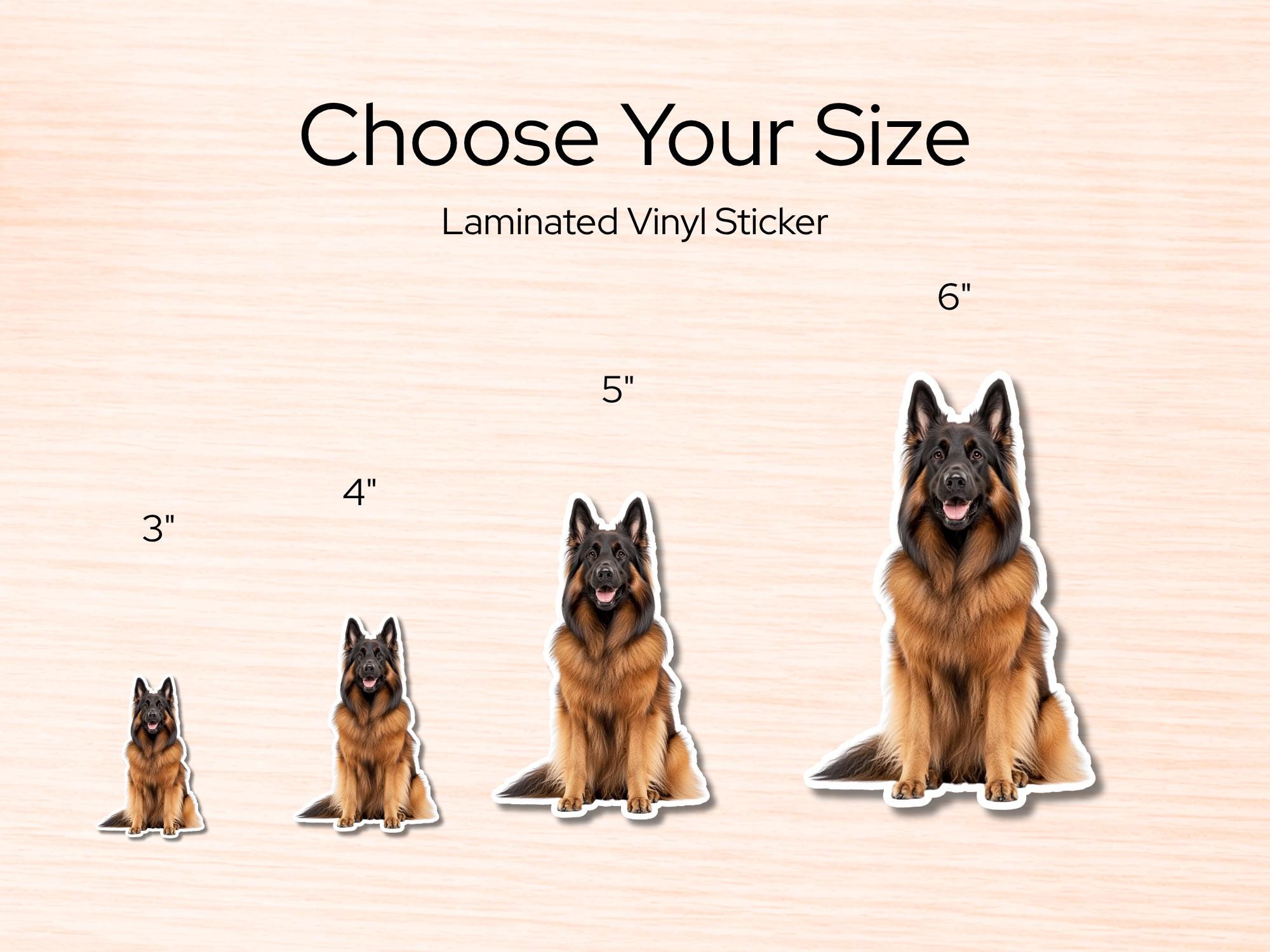 Belgian Tervuren Sticker | Waterproof Vinyl Dog Decal - Image 2