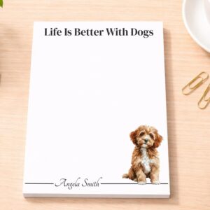 Personalized Dog Breed Notepads