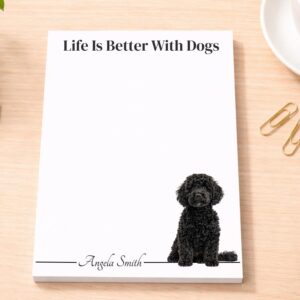 Personalized Labradoodle Goldendoodle Notepad | Lined or Unlined